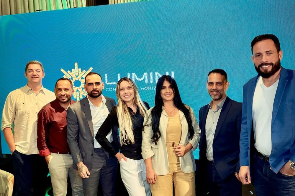 CEO da Style Brokers Alessandro Miranda e sua equipe marcam presença no lançamento do Condomínio Lumini