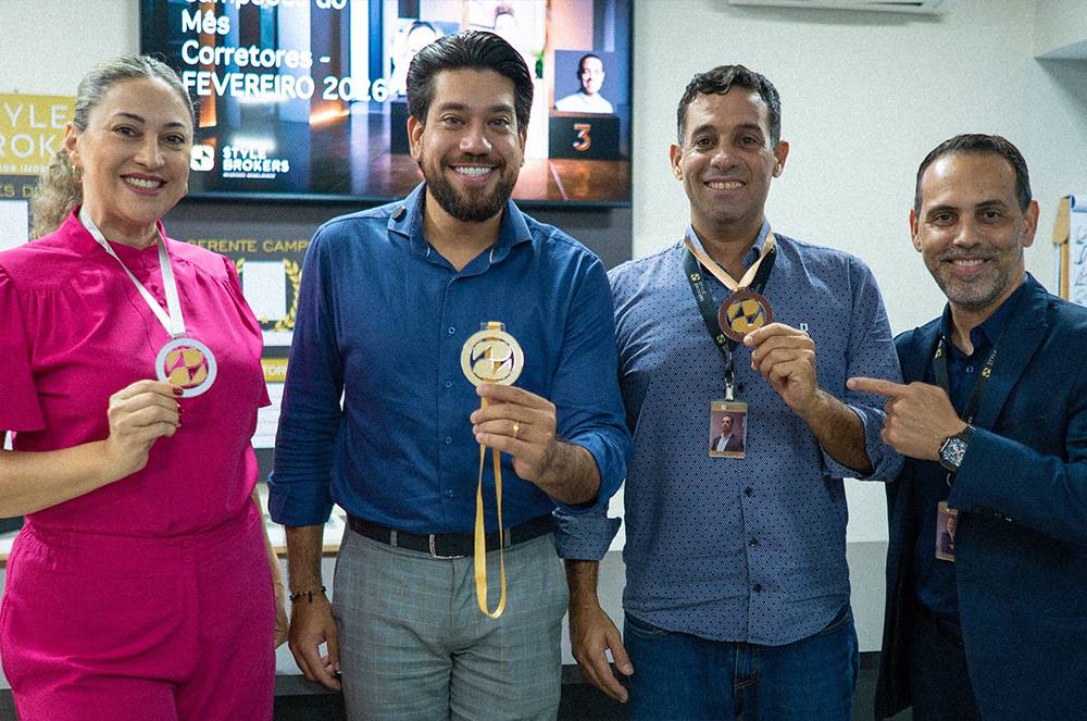 Style Brokers realiza evento para homenagear corretores que se destacaram no mês